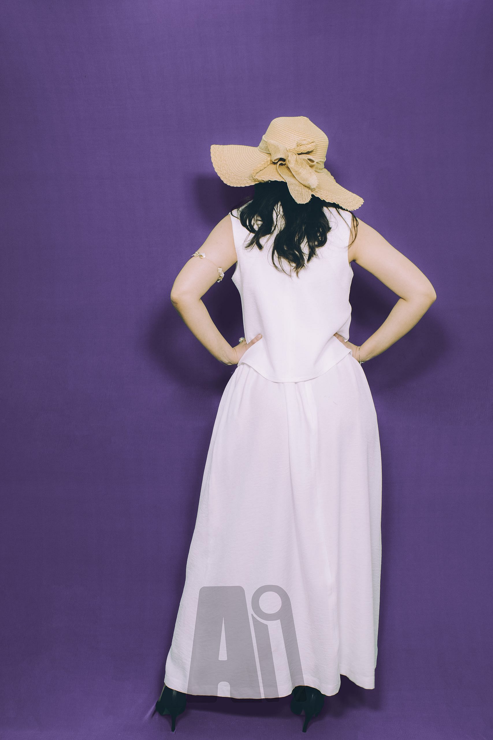 ست شومیز دامن (آسمان) - Image 2